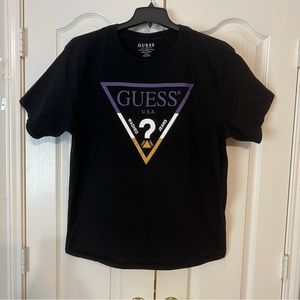 Guess Los Angeles, men’s graphic logo Premium cotton T-shirt, Sz L